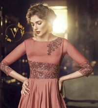 Load image into Gallery viewer, Rose Dawn Readymade Sequins Embellished Gown With Dupatta