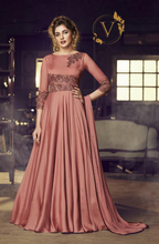 Load image into Gallery viewer, Rose Dawn Readymade Sequins Embellished Gown With Dupatta
