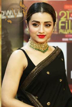 Load image into Gallery viewer, Bollywood Style Black Chiffon Designer Saree
