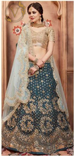 Load image into Gallery viewer, Green Designer Lehenga with Dupatta
