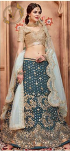 Load image into Gallery viewer, Green Designer Lehenga with Dupatta
