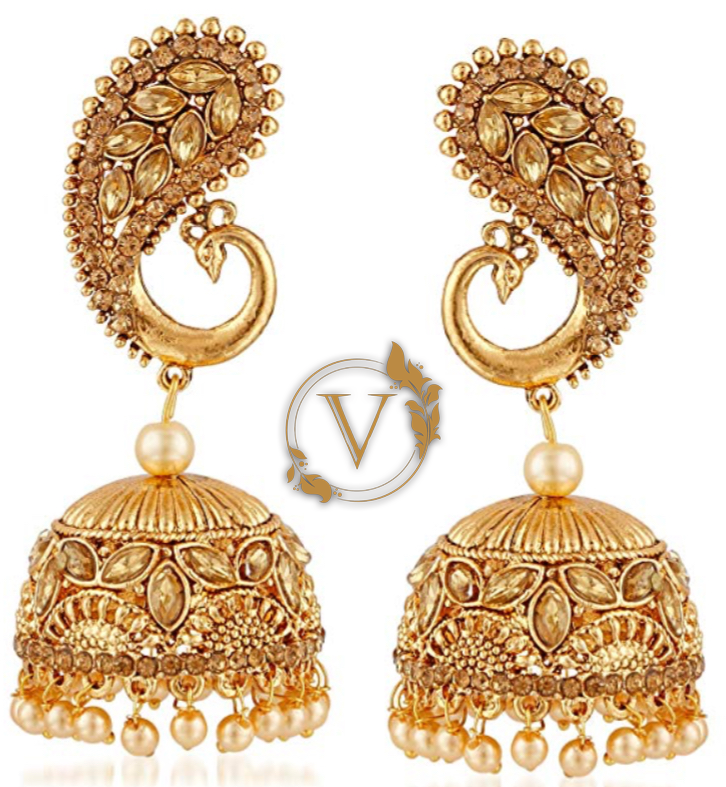 Pearl Peacock Jhumki