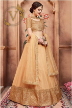 Load image into Gallery viewer, Gold Designer Lehenga with Dupatta
