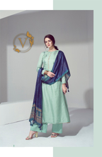 Load image into Gallery viewer, Light Blue Salwar Suit with Embroidery

