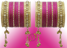 Load image into Gallery viewer, Hot Pink Alloy Bangles
